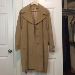 Vintage camel cocoon coat